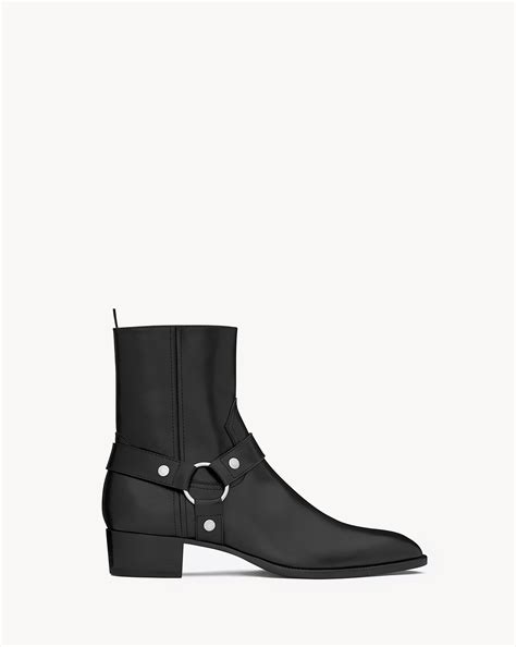 ysl wyatt harness boots|st laurent wyatt harness boots.